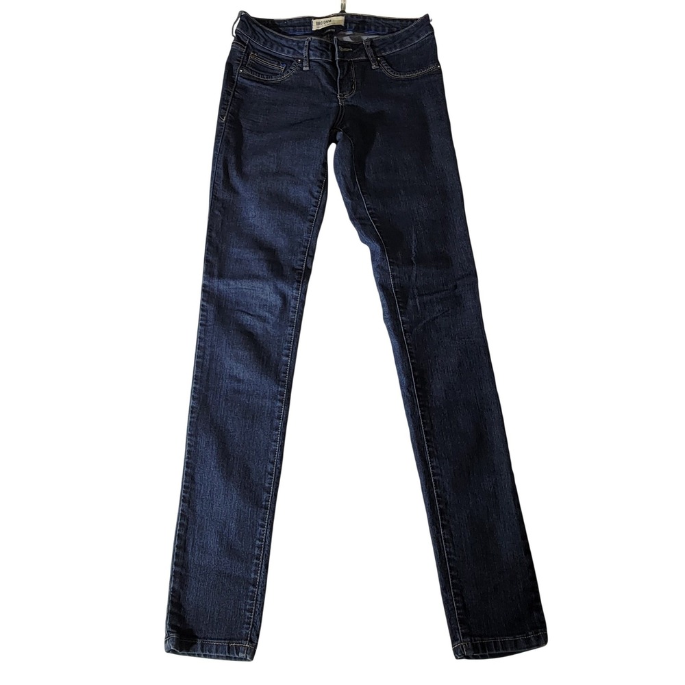 GRG DNM Womens Dark Indigo Low Rise Skinny Stretch Jeans Size‎ 5